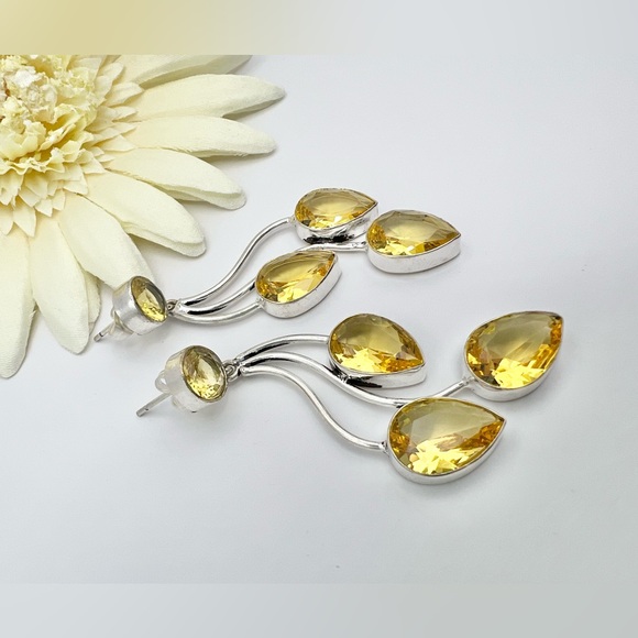 CITRINE EARRINGS - Picture 8 of 11